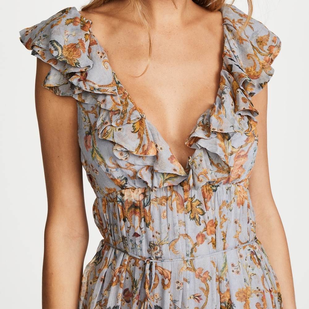 Zimmermann | Cascade Silk Jumpsuit size 1 (US 4-6) - Picture 2 of 6
